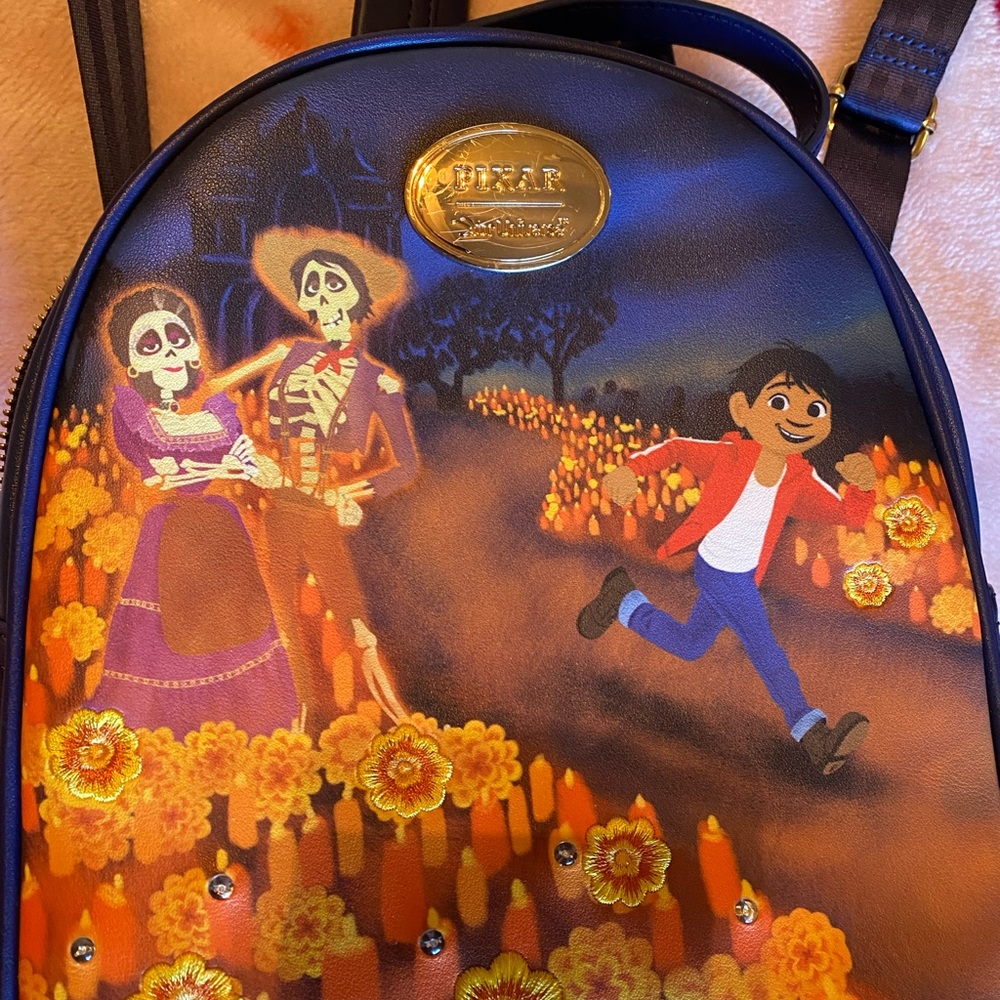 Disney Pixar Backpack with Vibrant Colors